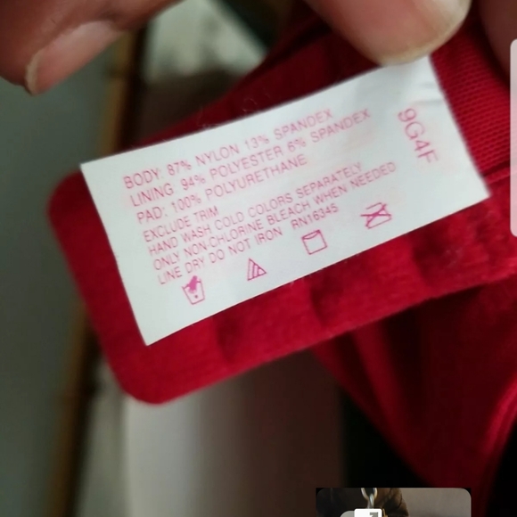 Lilly of France Padded Underwire Red & Leopard Print Trim NWT Sz. 34DD - Picture 5 of 7